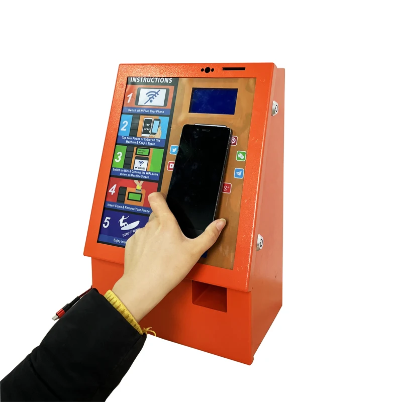Self-service Wall Mounted Coin Operated WiFi Automatic Vending Machine