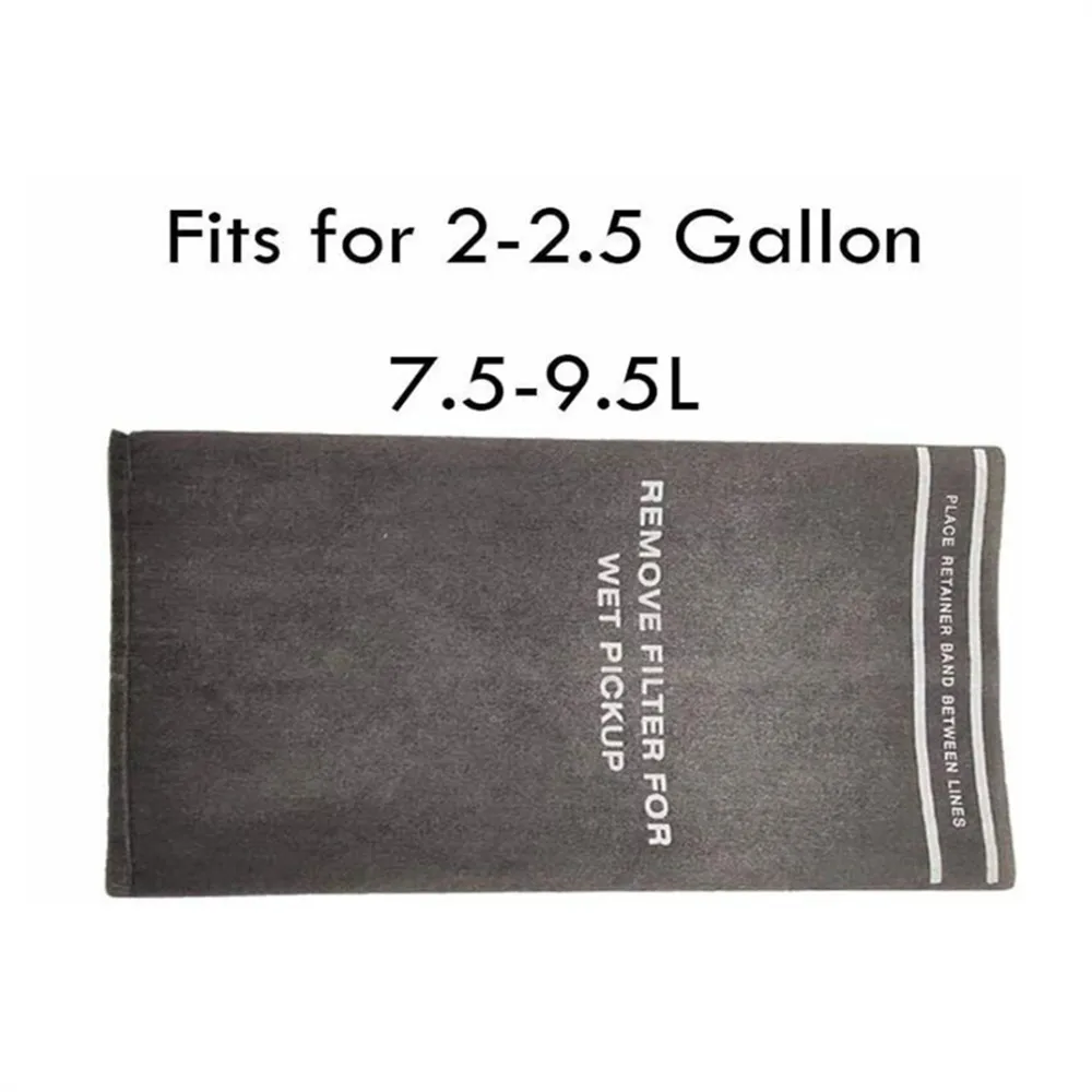 2 to 2.5 Gallon Non-woven hepa vacuum dust bag Compatible with Crafts man 9-38737 shop vac parts Vacuum Cleaner