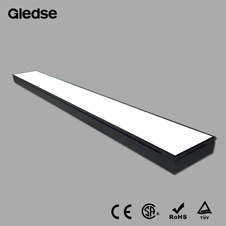 Flat Lamp Linear Fixture Led pendant Linear Light Slim ceiling 28w 36w 48w flat LED tri-proof batten light