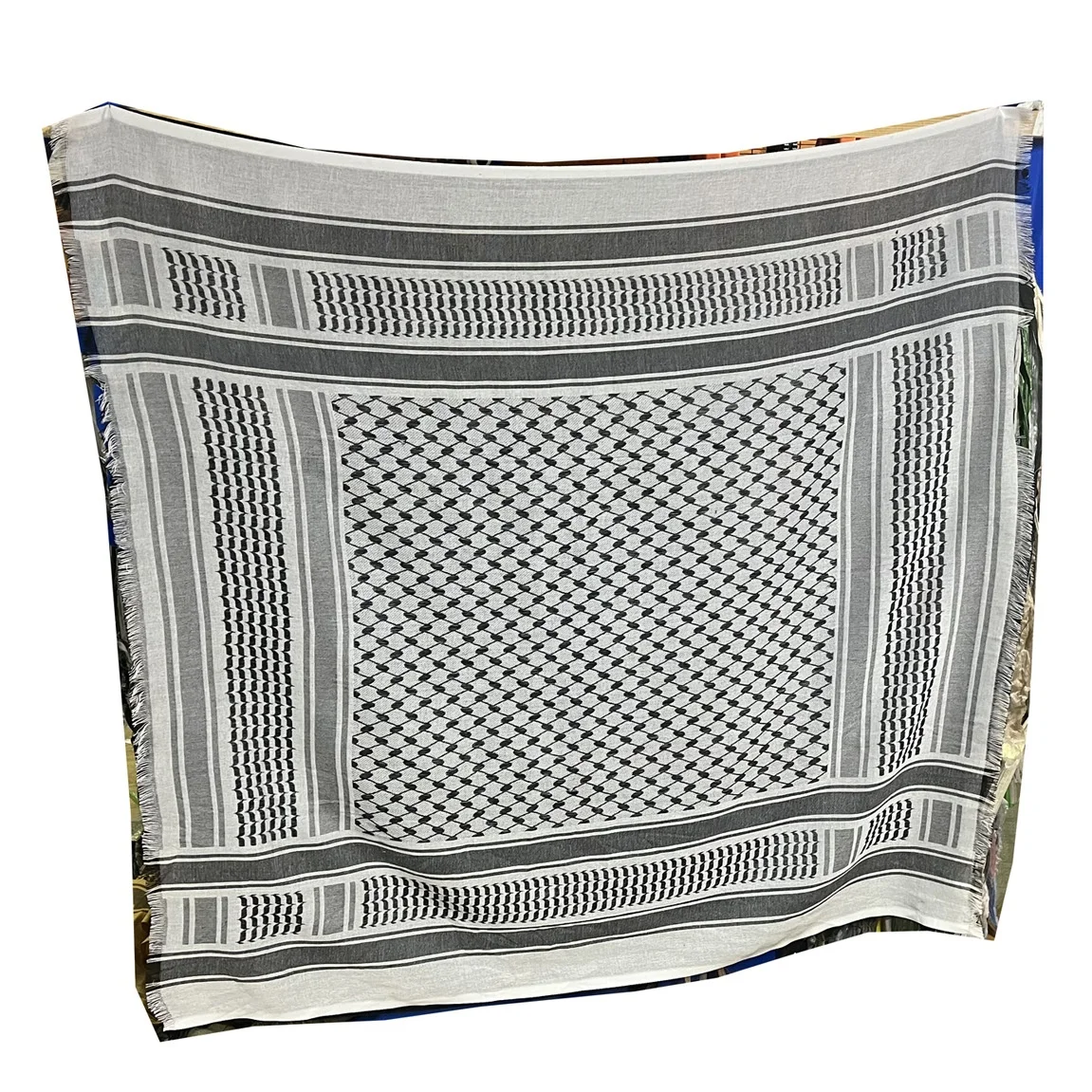 Fashionably versatile palestine arafat scarf shemagh arab men scarf keffiyeh hijab for muslim