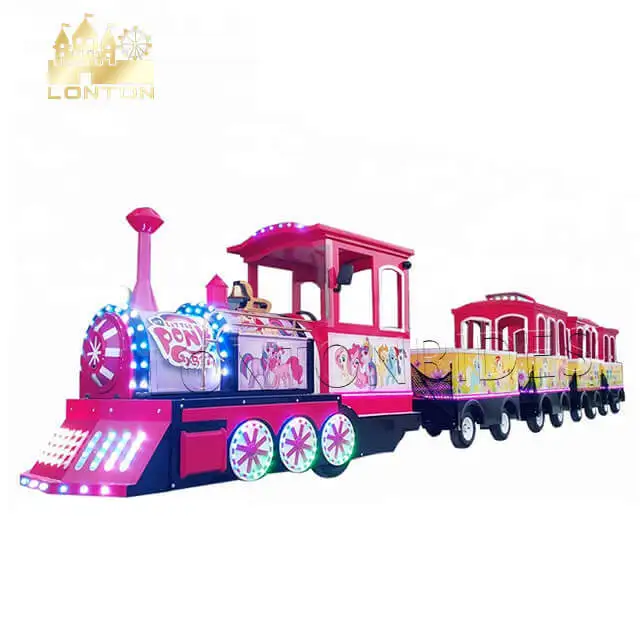 
Amusement Indoor fairground rides mini kids electric trackless train for sale 