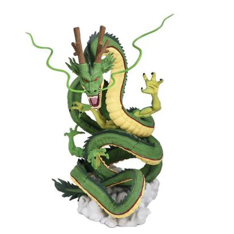 Anime 35CM DBZ Green Big Dragon Figure Super Large Figurine PVC Toys Model Statue Ornament