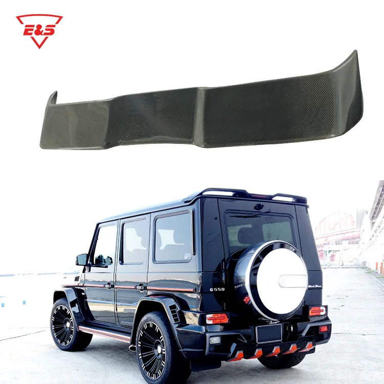 Wd Style Carbon Fiber Roof Spoiler For Mercedes Benz G Class 2014-2017 W463 G63 G55 G65 Carbon Car Top Roof Spoiler