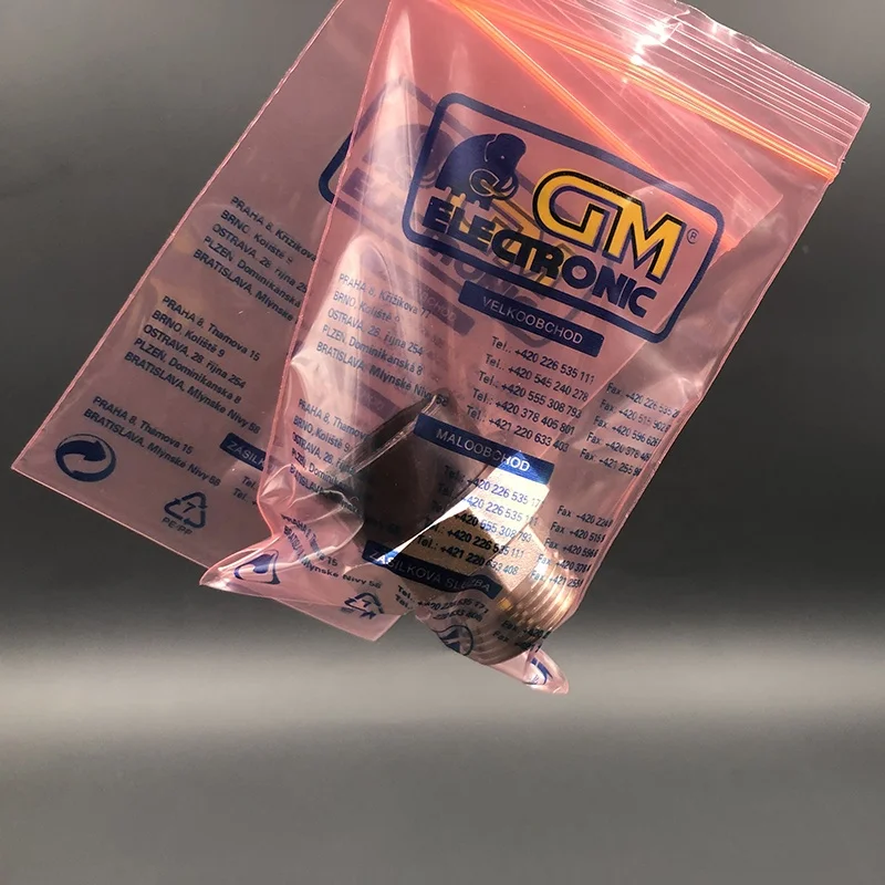 China Factory anti static thick recycle  shielding resealable Competitive price Ziplock Bags with logo