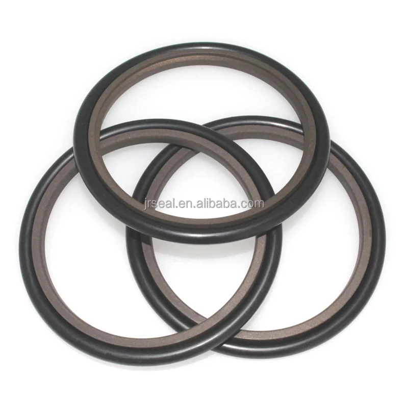 Hot Sale Hydraulic Buffer Rod Seal Rubber PTFE NBR Step Seal HBTS Seal