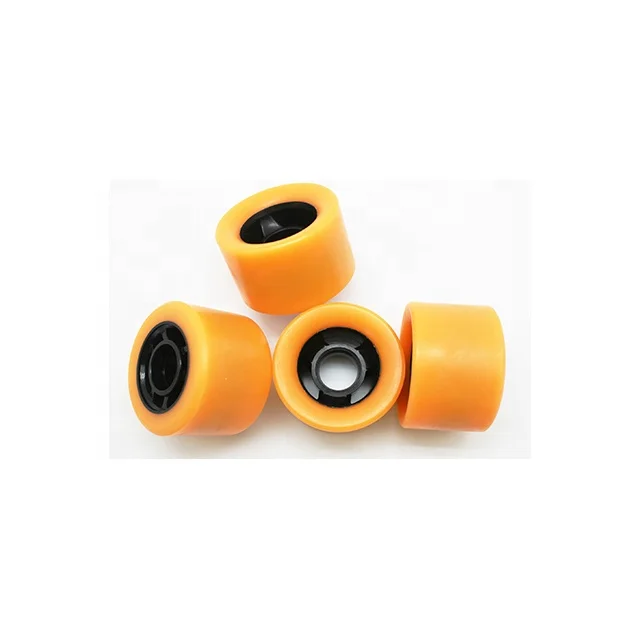 Customs Color Core PU Casting Wheels 63mm Polyurethane Pro quad roller skate Wheels For ski Side set Skateboard Wheels