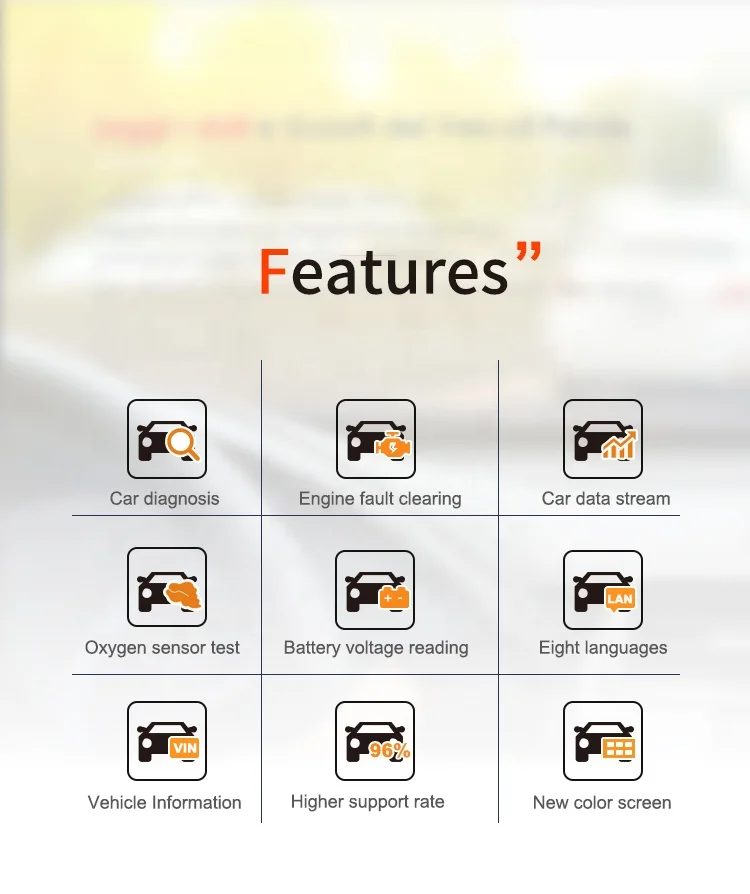 V317 Car Diagnostic Instrument Engine OBD Fault Detector with Code Reading Card Essential Tool for Diagnostic Tools OBD Scanner