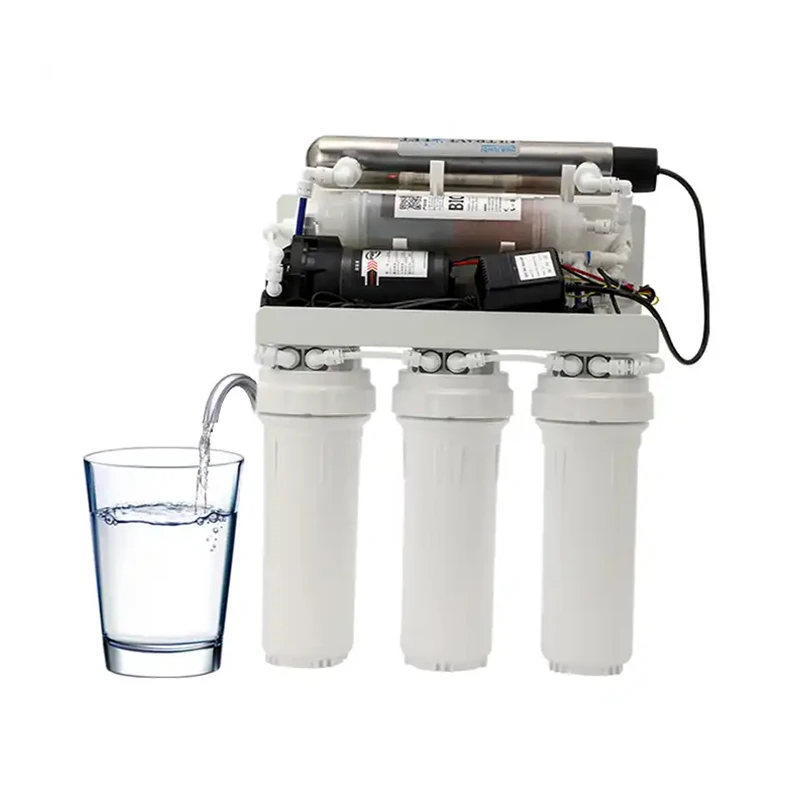 110V 220V alkaline water ionizer machine reverse osmosis 5 6 7 Stages 75GPD 100GPD 400GPD 600GPD UF RO Purifier Water Filter