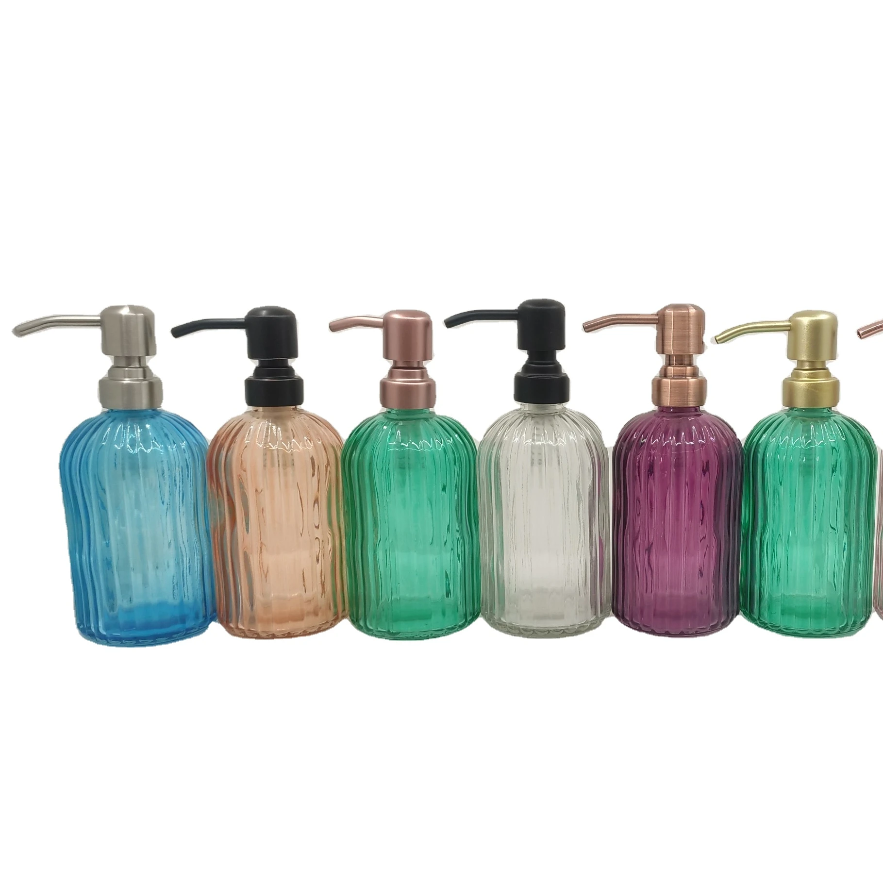 Wholesale High Quality 304 Stainless Steel Matte Black Color Lotion Pump Head