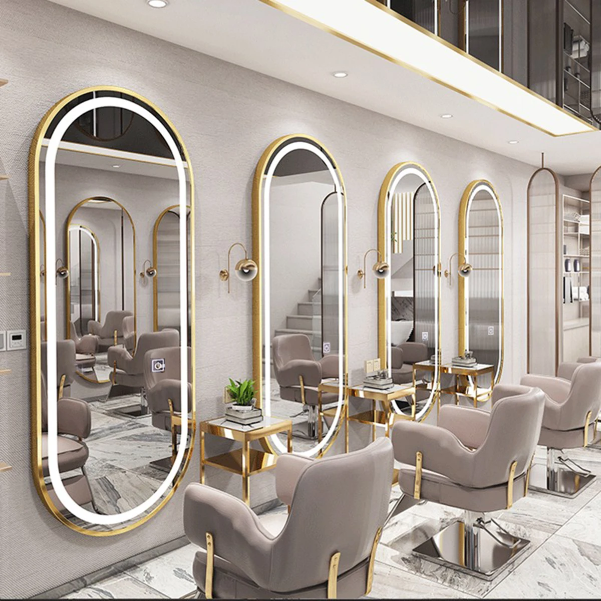 Wall Mounted led Salon Mirror Light Smart Mirror Rectangle Defogger Dressing Wholesale Full Length Mirror Led