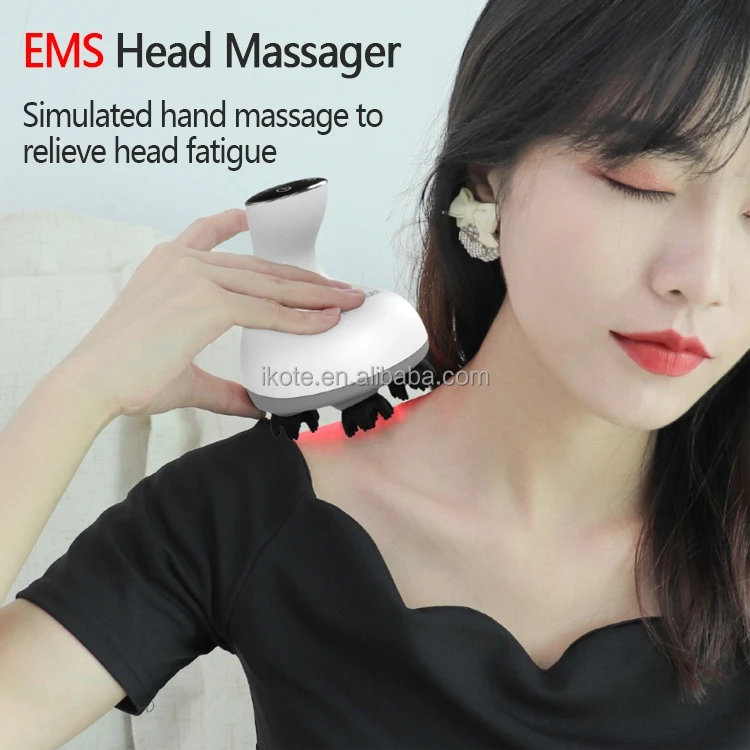 New EMS Smart Head Scalp Massager with Wireless Heating and Vibrating Technology massage for Hair Scalp SPA Massage