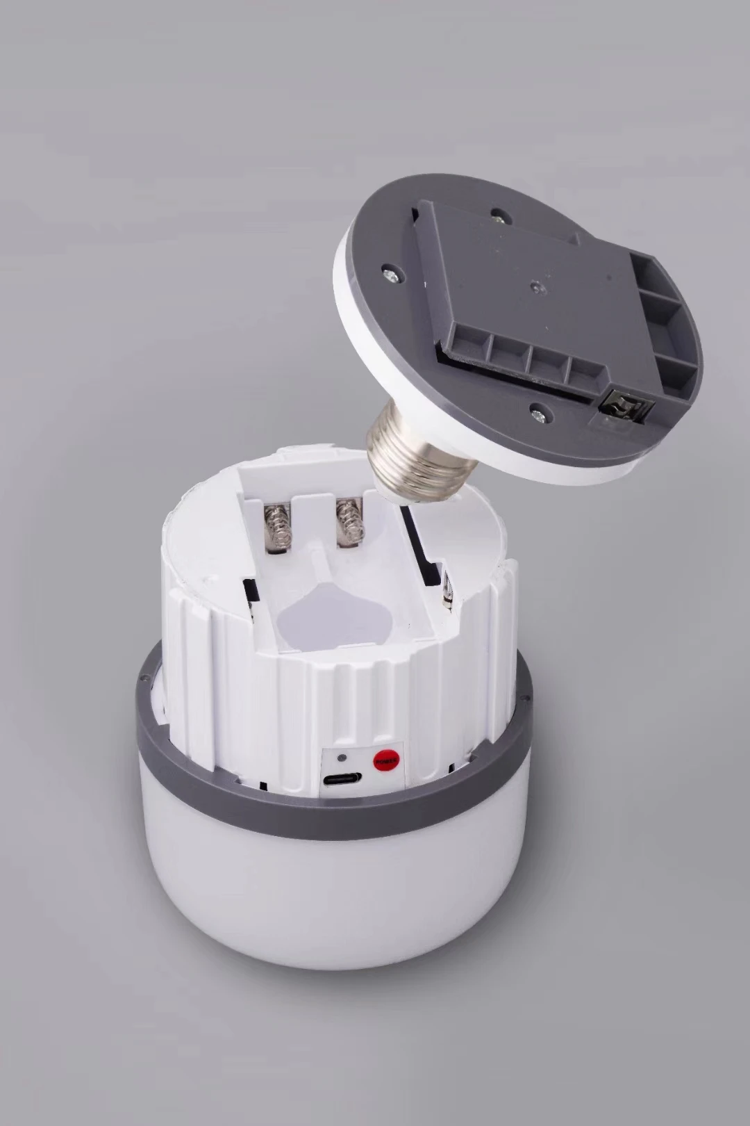 Хорошее качество E27 5 В Type-c портативная перезаряжаемая лампа для кемпинга дома Светодиодная аварийная