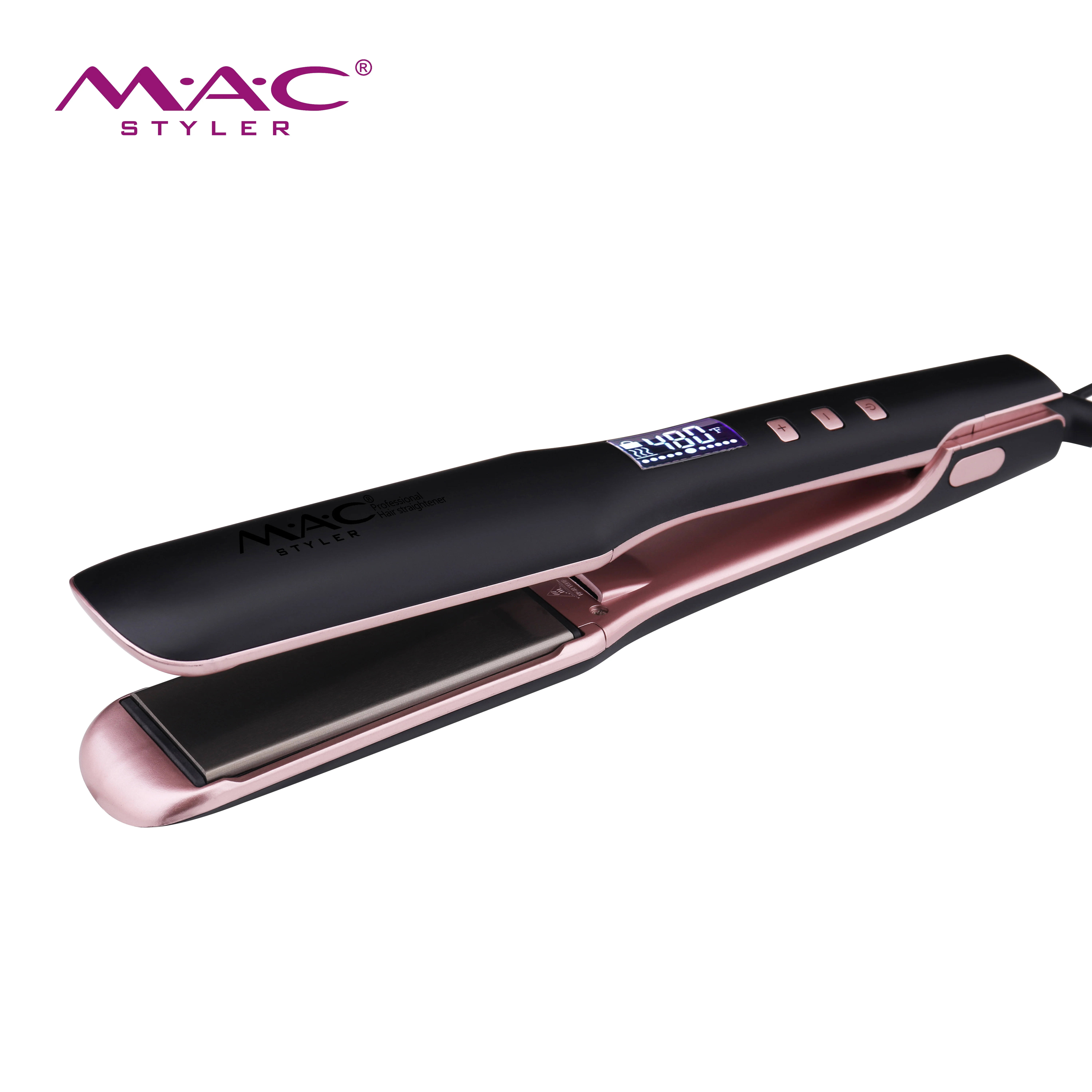 Professional Salon Barber Equipment Hair Straightener with Bag Comb Hairpin Tourmaline Flat Iron Hair Straighteners durable use