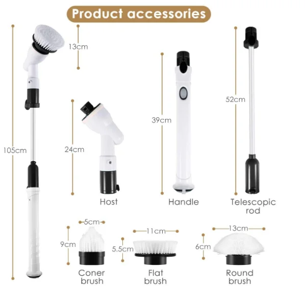 Amazon Electric Spin Scrubber Power Brush Floor Scrubber