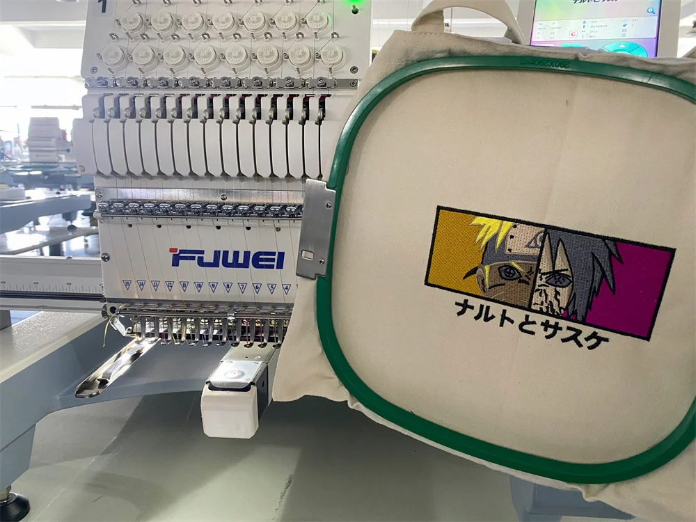 Машина для вышивки FUWEI одноголовочная промышленная компьютеризированная вышивальная машина