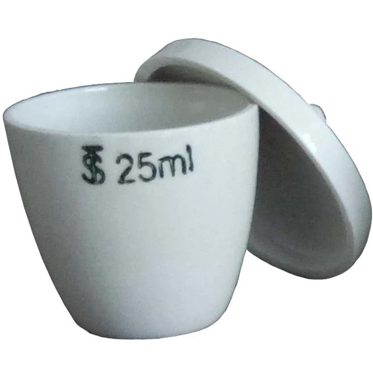Refractory Fire Assay Porcelain Ceramic Crucible for  Melting