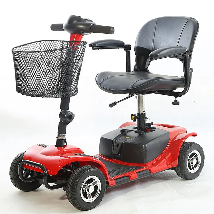 Электрический скутер, инвалидная коляска, съемный легкий дорожный ручной велосипед, инвалидная коляска, скутер, электрическая мобильность