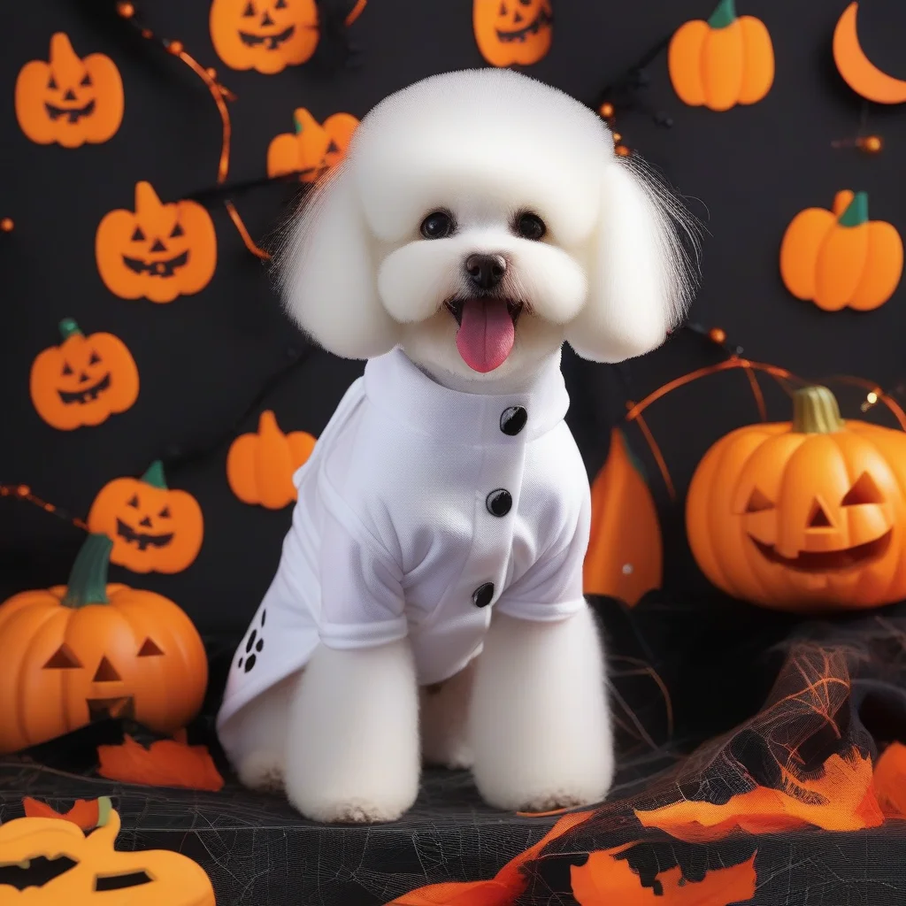 Wholesale New pumpkin Festival Cosplay Pet Cosplay Costumes Cute Halloween Dog clothes with hat Funny Party