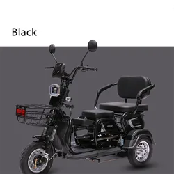 2022 adult high quality frame electric tricycle long range battery 8 inches tire huge bearing capacity Electric Tricycle