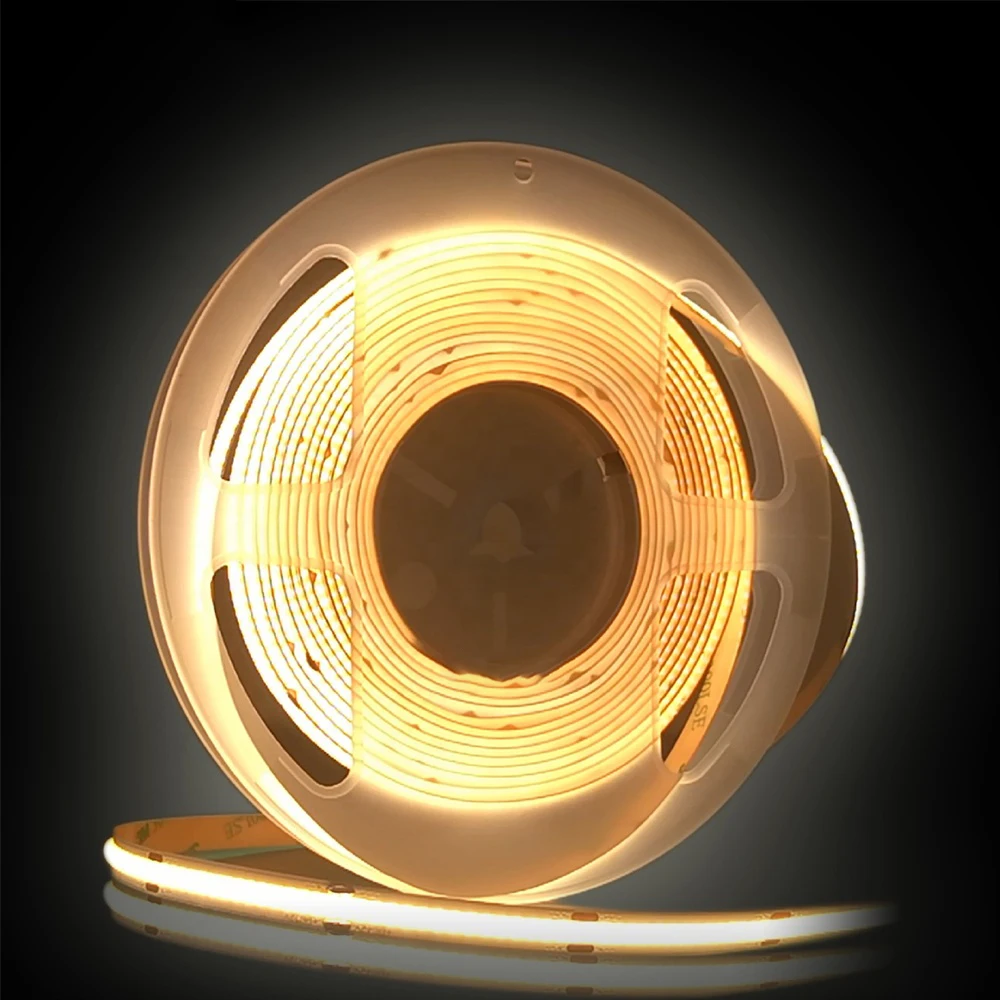 Гибкая светодиодная лента FCOB 2700 - 6500 K, 12 В постоянного тока, 24 В, 1 м, 5 м