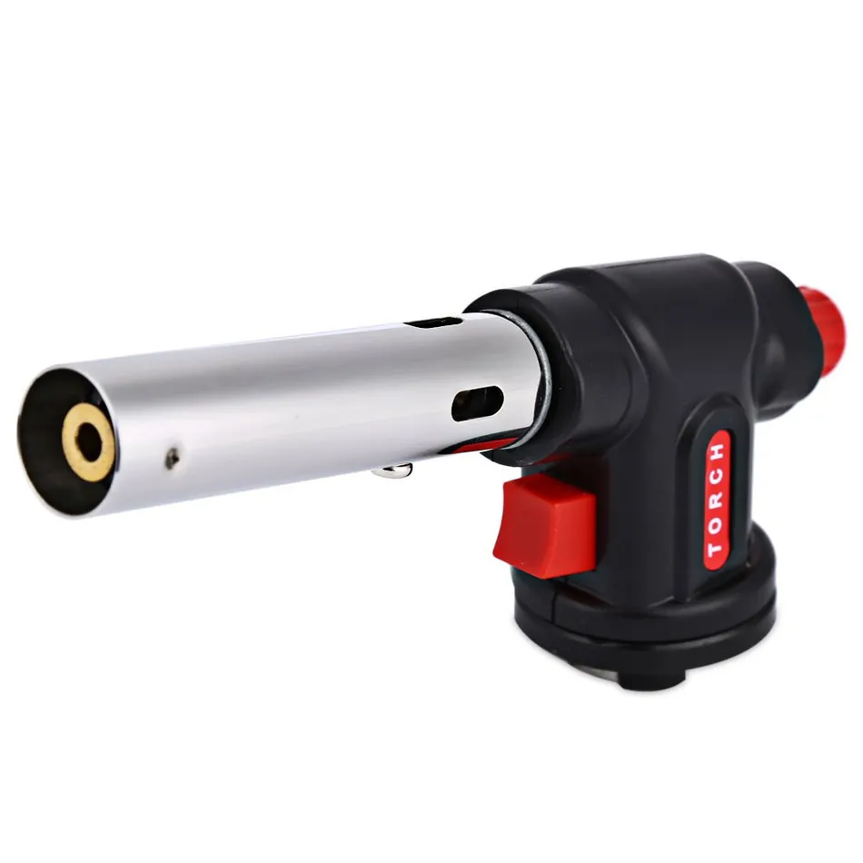 Free Rtation Barbecue Flame Torch Ignition Lighter Butane Gas Welding Spray