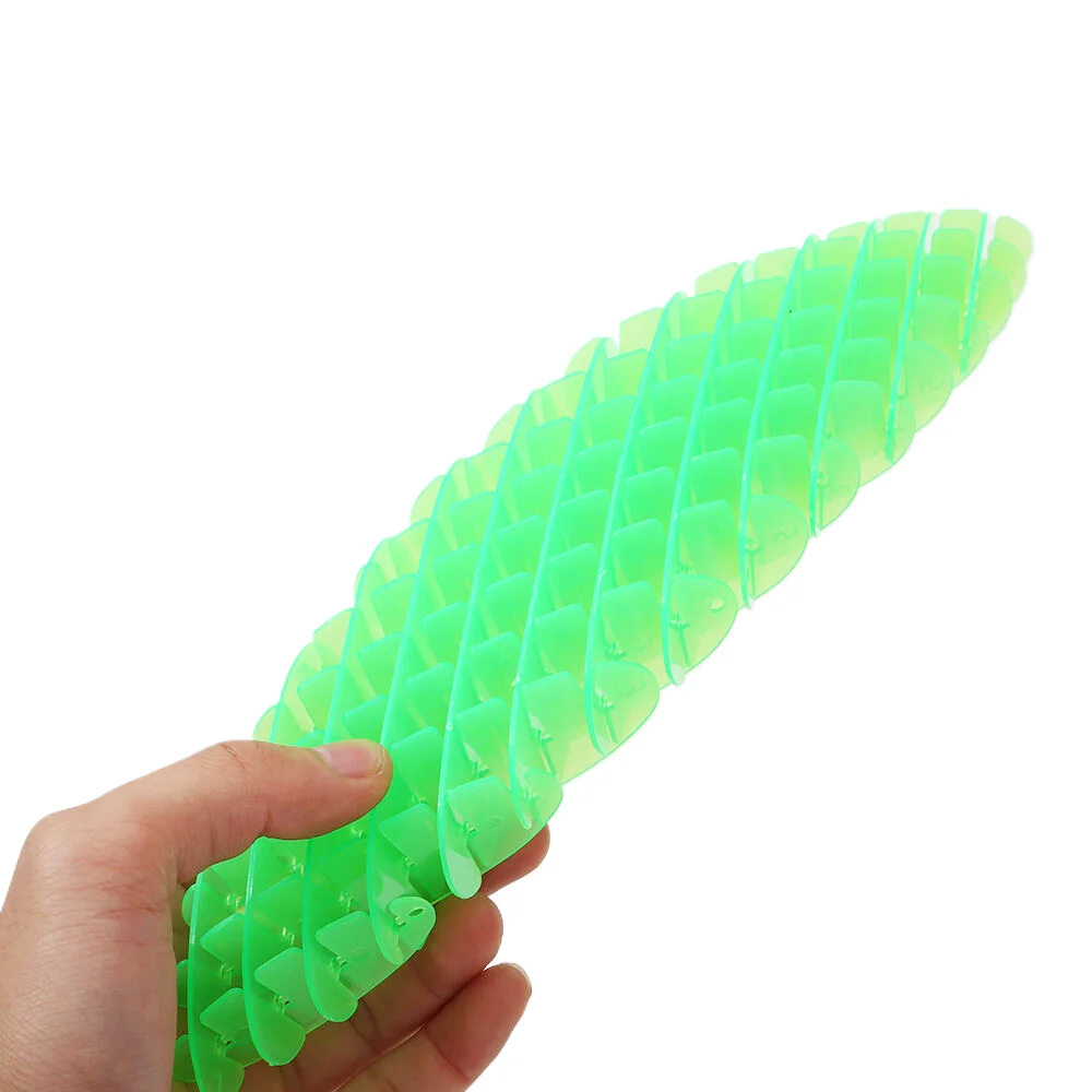 2024 Wholesale novel Twist Wriggling worm fluorescent decompression deformation tuyere elastic mesh decompression new toys