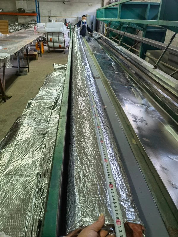 FLEX  Easy installation 75mm-600mm flexible air duct with fiberglass insulation Ventilation Flexible Duct