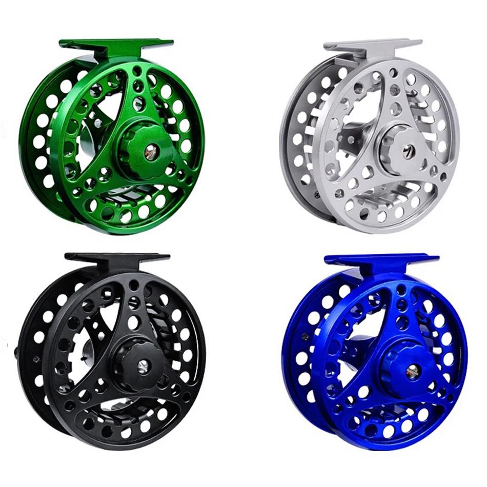 High Quality All Metal Fly Reels Classic 3/4 5/6 7/8 WT Large Arbor Aluminum Fishing Reel Hand Changed Fly Fishing Reel