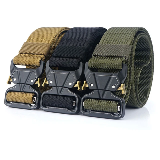 hot sale 1.5ich Tactical Belt with quick release buckle, Battle Belt, MOLLE Belt  Quick Release Rigger Belt
