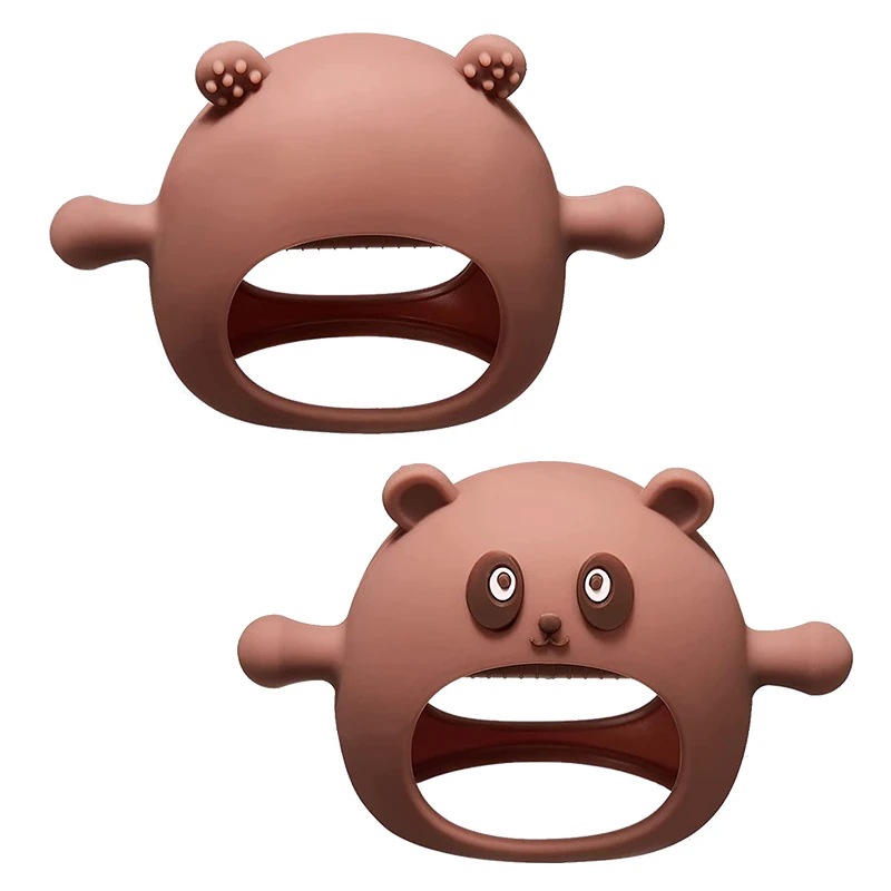 Newsun Silicon Baby Teething Mitten Toys New Born Bebe Products Baby Teether Silicone  Teething Toys For Babies