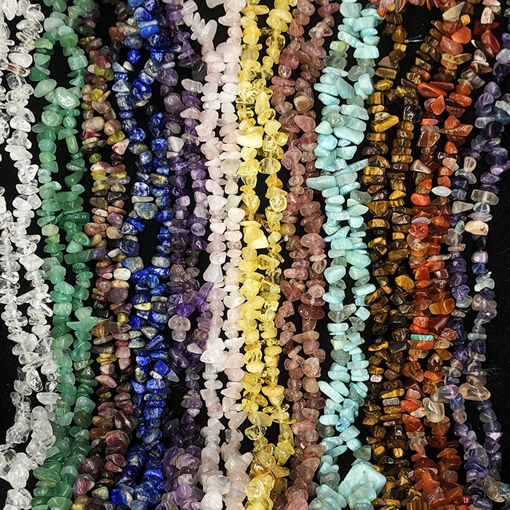 Natural crystal free-form gravel beads 3-5/5-8/8-12mm irregular pieces loose beads for jewelry DIY making bracelets