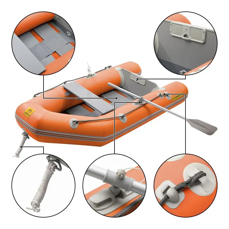 3D MAX Hot Sales 10% Water Sport Inflatable Kayak Boat Outdoor Foldable Kayak Paddle Pedal Single Inflatable PVC Kayak