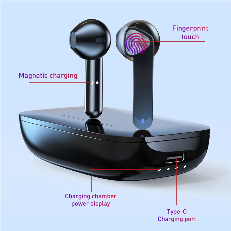 Dropshipping 2021 TWS Wireless BT V5.0 Earphones Microphone Charging Box Charger Mini Stereo Sport Wireless Earbuds BE36