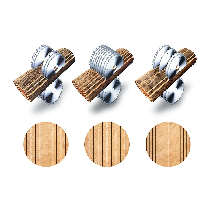 NEWEEK with Round Wood Cutting Conveyor Multi-blade Saw Machine Sawmill-world wood cutting used portable sawmill for sales