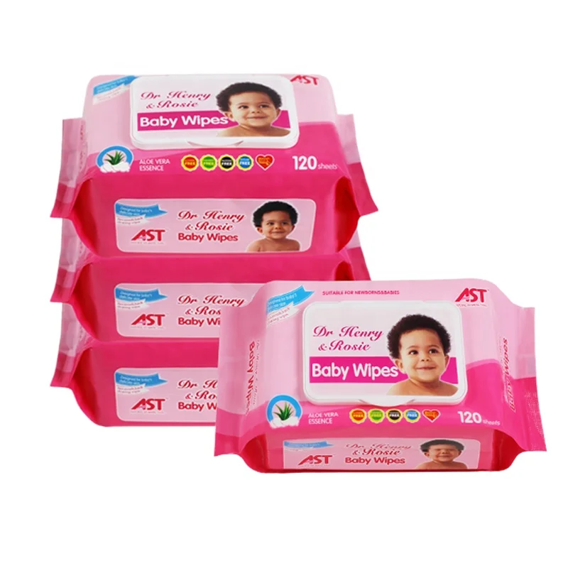 Биоразлагаемая натуральная бамбуковая влажная ткань органические детские салфетки с витамином Е и алоэ вера