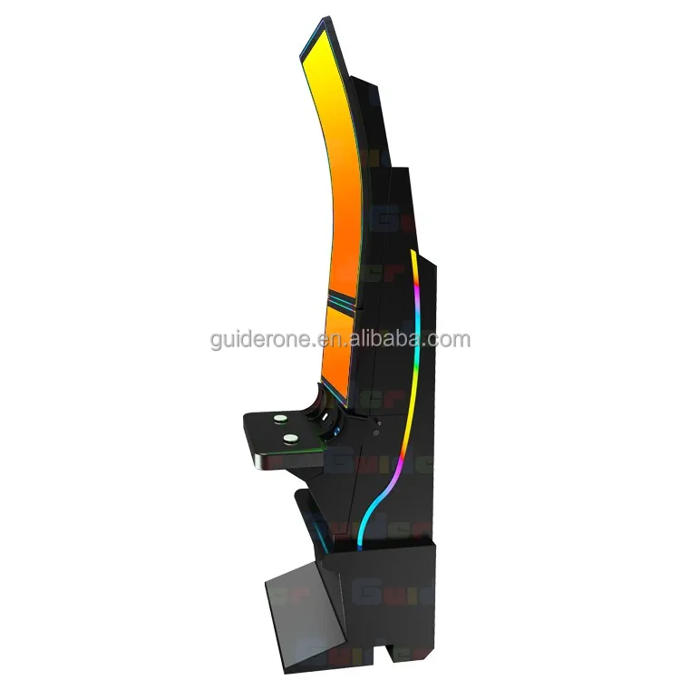 The New Listing Metal Dual Screen Tower Cabinet with Curved Monitor Coin Game Machines Lightning Game