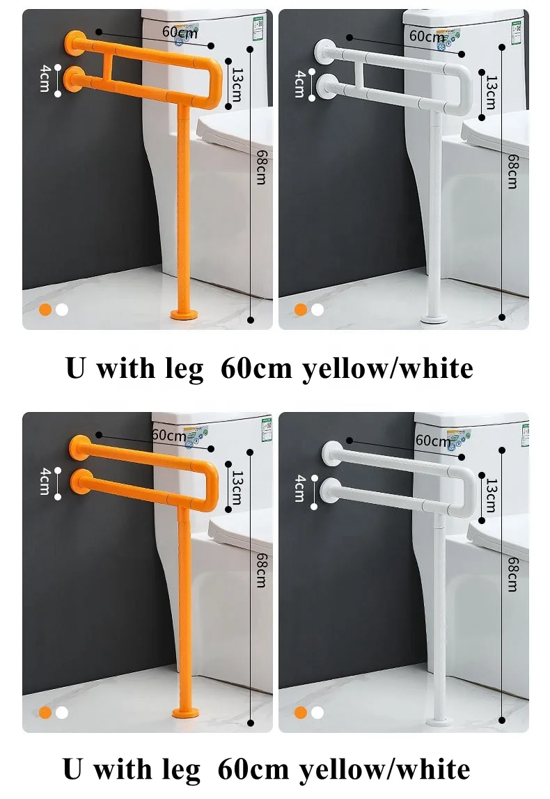 toilet bathroom urinal armrest ABS Nylon handicap grab bar Handrail Safety rail