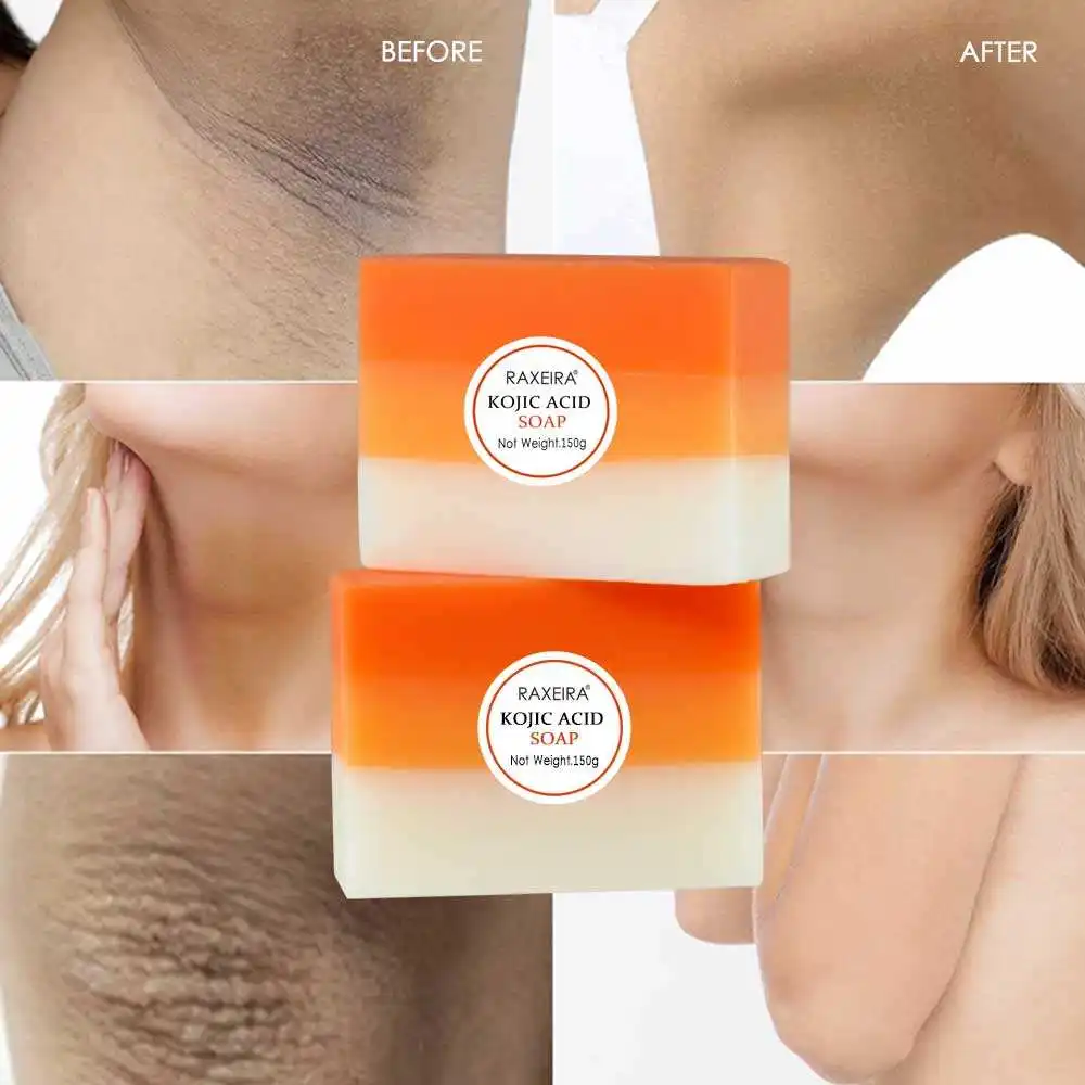 Private Label handmade soap Whitening Skin Lightening Face Bleaching Body Bathing Whitening Kojic Acid Soap