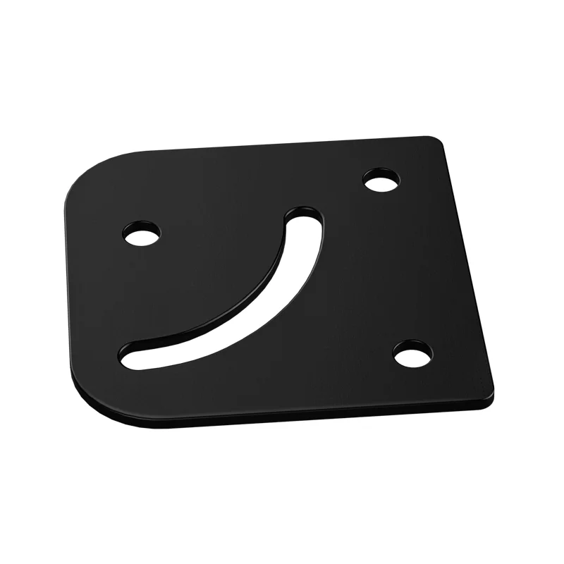 Custom Iron Cold Rolling Sheet Black Powder Coating Cnc Punching Parts For Sheet Metal Stamping Service