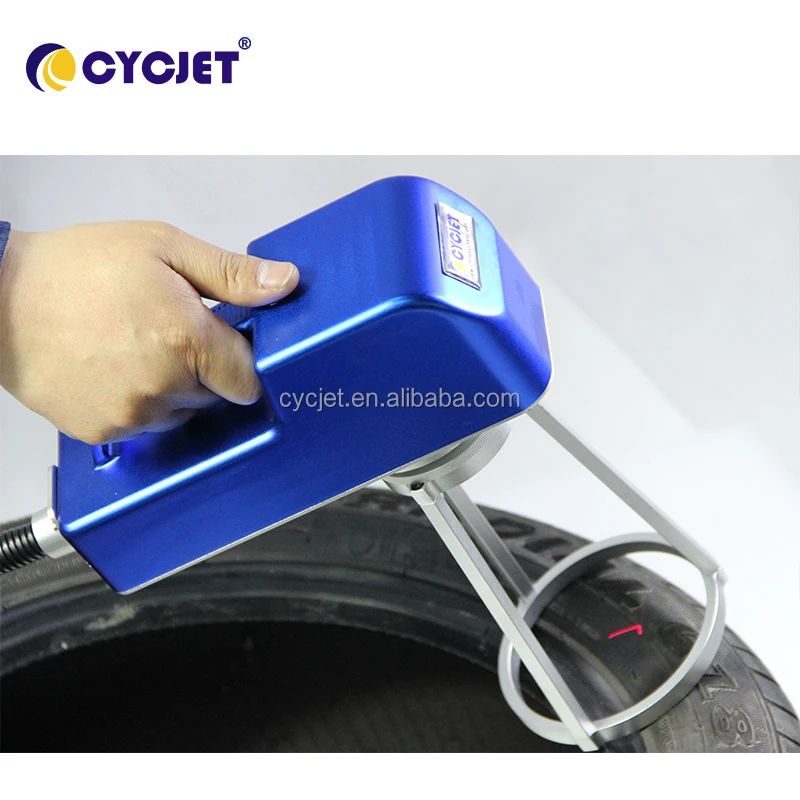 CYCJET 20W tyre QR code and logo mark Handheld Mini Marker Portable Fiber Laser Marking machine