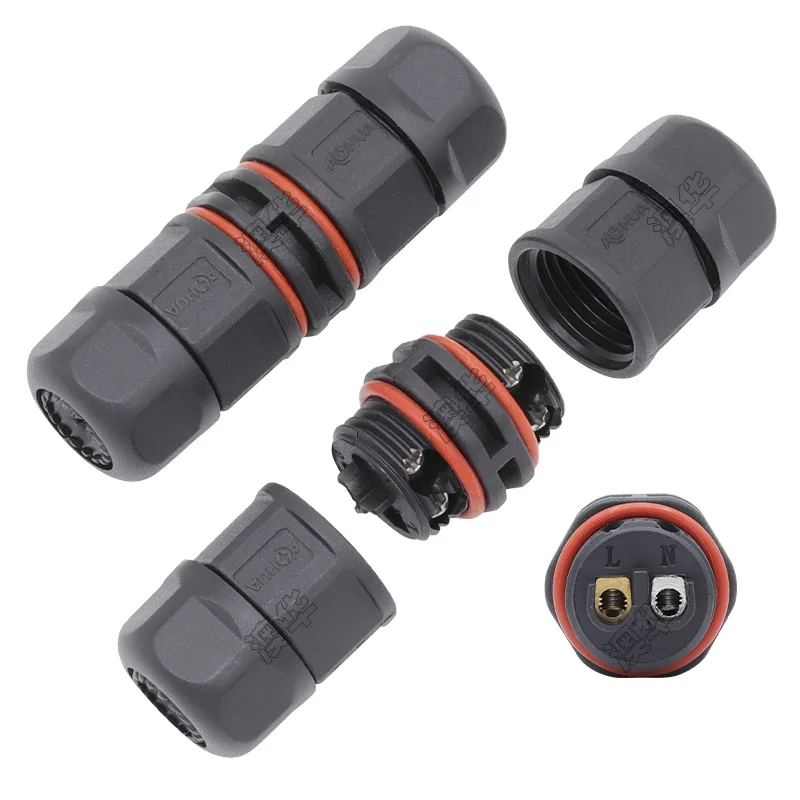 Прямая электрическая штепсельная вилка типа L светодиодное наружное освещение водонепроницаемый кабельный разъем M16 Электрический