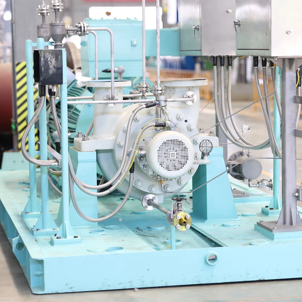 Hp Solvent Pump Oxidation Solvent Pump API 610 BB2 Type Double Case Multistage Cenreifugal Chemical Process Pump