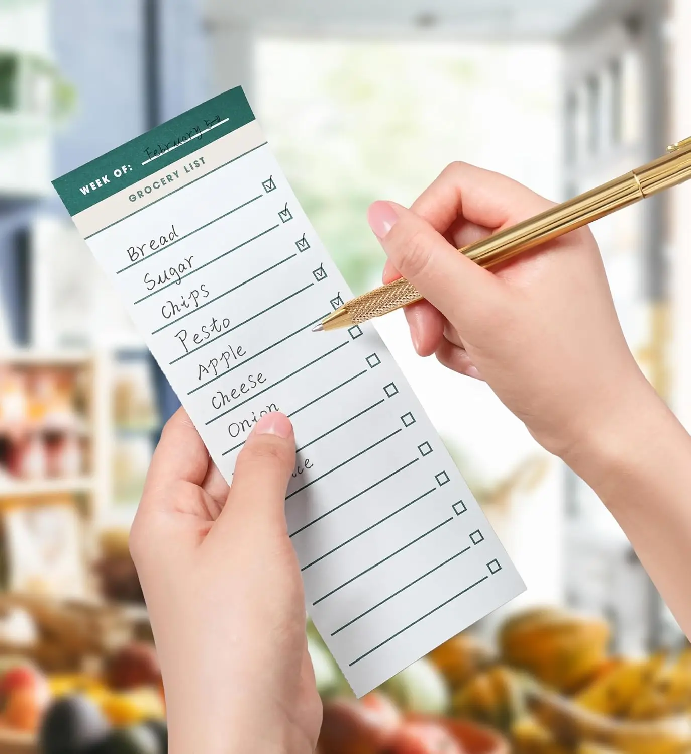 Weekly Magnetic Meal Planner & Tear Off Grocery List 7 x 10 Inch Menu Planner Notepad for Fridge Dinner List for Refrigerator