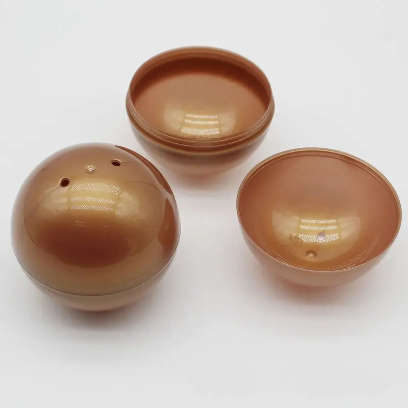 Wholesale Different Size Gold Silver Capsules Round Plastic Vending Machine Capsule Toy for Vending Machine