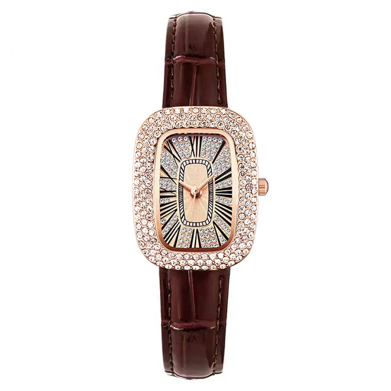 women Ladies Wristwatch decor watch Luxury Rhinestone Bracelet Watch for Women Women Watches