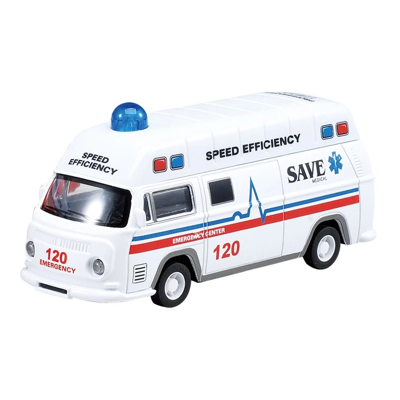 New model cars series 6pcs pull back diecast ambulance car toy for indoor/outdoor HN955323
