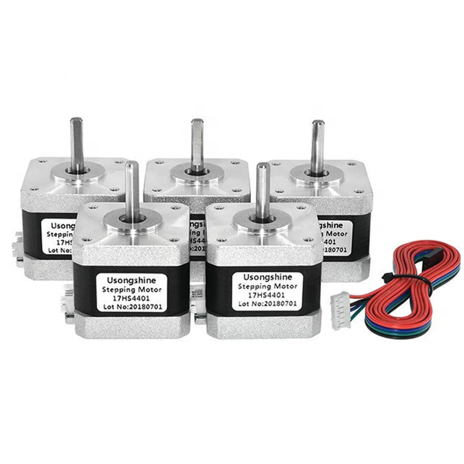 TWOTREES 17HS4401-22B 2 Phase 1.8 Degrees DC 1.5A 3.6V 420mN.m Stepper Motor Mema17 For 3D printer Laser CNC Engraving