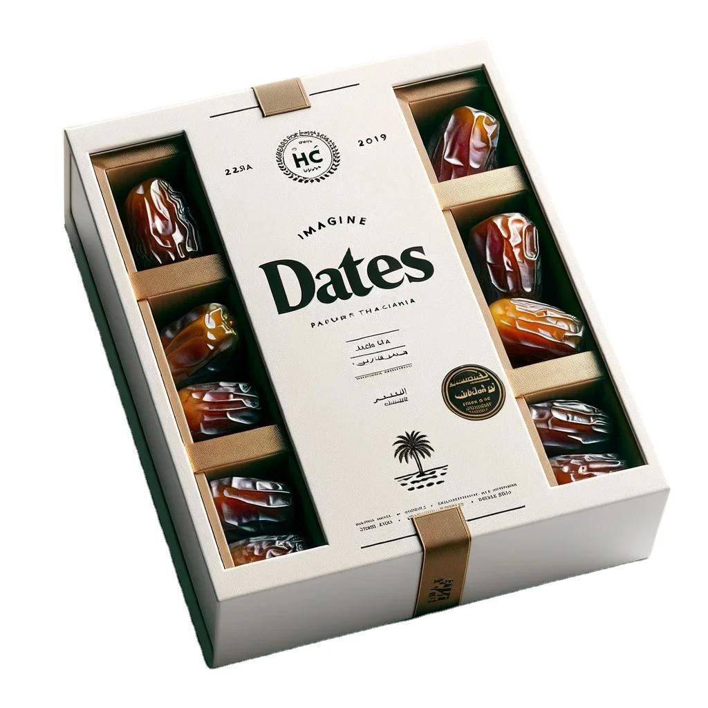 Индивидуальные цифровые печатные ореховые сухофрукты и кокосовые финиковые пищевые коробки