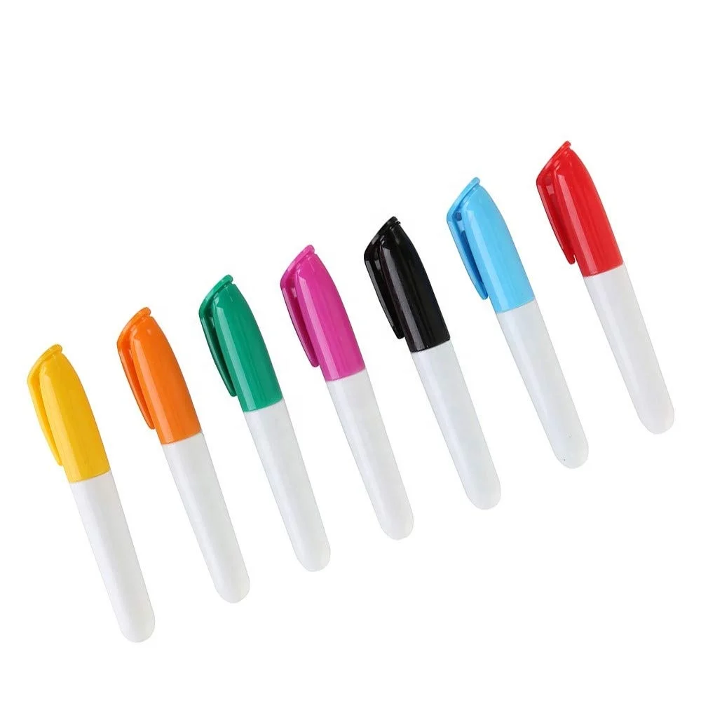 Black Ink Color and Permanent Ink Type High Quality Fine Point Marker Pen Mini Permanent Marker Pens