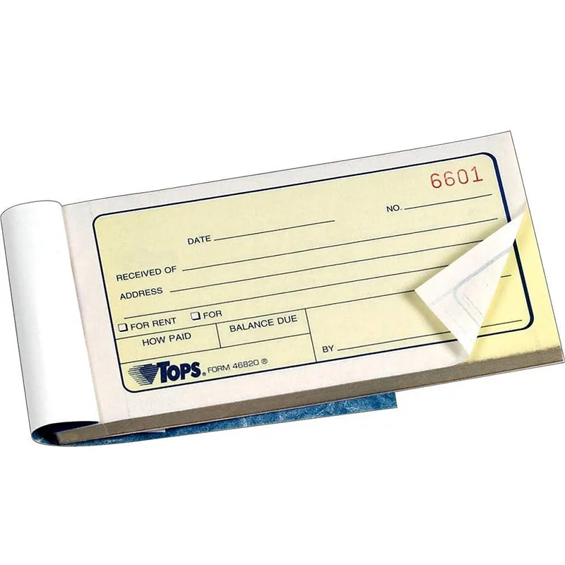 Custom Bill Book Invoice Printing Carbonless Receipt Book Carbonless Computer Form Paper